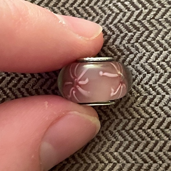 Sterling Silver Glass and Rhinestone Beads Trio - Picture 10 of 10